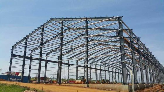 Construcción de estructuras de acero moderno Construcción de almacenes industriales de acero galvanizado