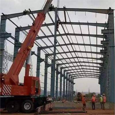 SGS Construcción de estructura de acero Q355 Estructura de acero metálico laminada en caliente