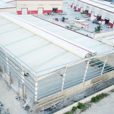 Construcción prefabricada de acero ligero Edificio de almacén Desmontable Impermeable