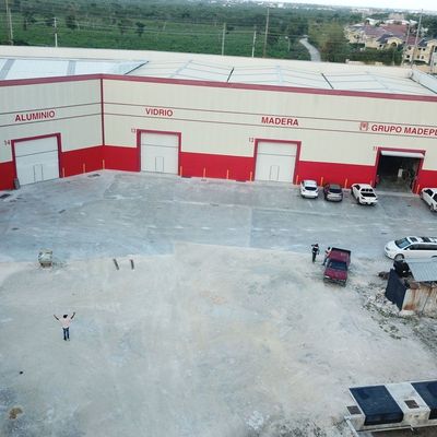 Construcción prefabricada de acero ligero Edificio de almacén Desmontable Impermeable