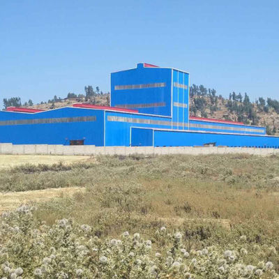 Panel de sándwich estructura de acero ligero almacén DIP galvanizado en caliente