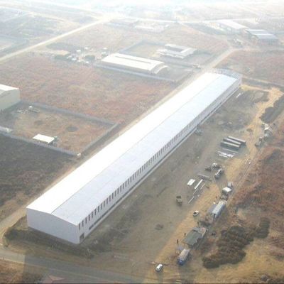 Taller de estructuras de acero impermeable con bajo contenido de carbono y fuego Taller de metal prefabricado
