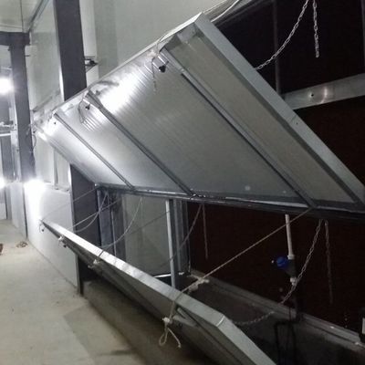Construcción industrial de ganado de acero Casa de granja Uso de paneles de colores