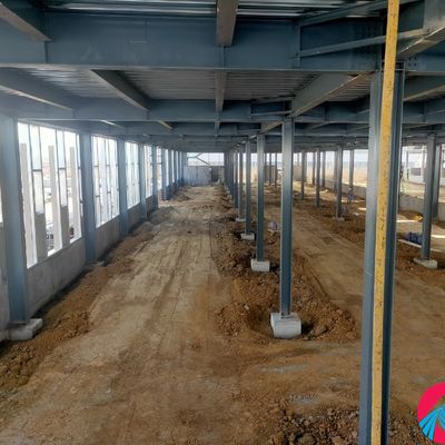 Taller de marcos de metal galvanizado sección H acero fuerte resistencia al terremoto