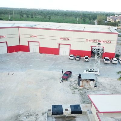 Edificio de almacén prefabricado galvanizado en caliente