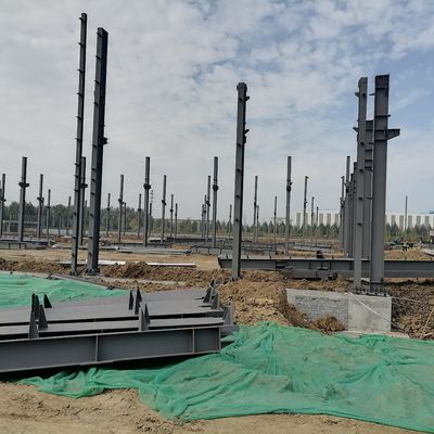 Estructura de acero resistente a los terremotos Construcción de almacén Sección H