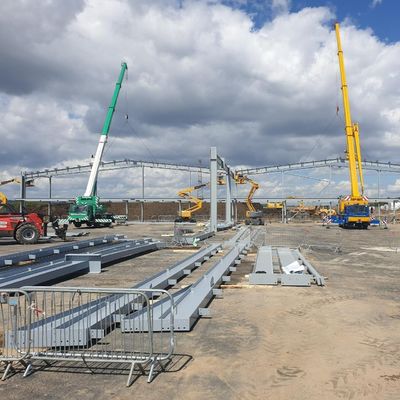 Construcción prefabricada de estructuras de acero