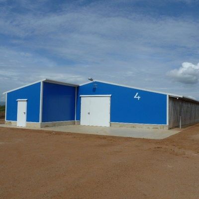 Almacén de metal prefabricado antióxido