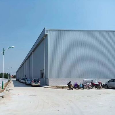 CE Edificio de almacén prefabricado Acero soldado galvanizado económico tipo H