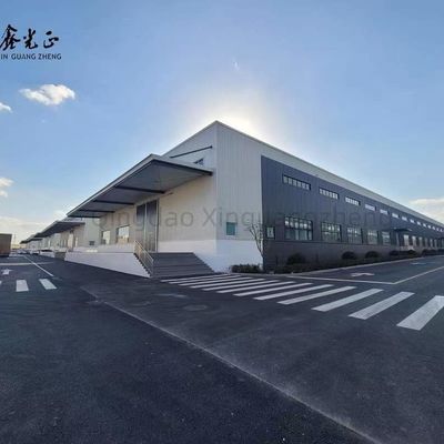 Edificio de almacenes prefabricados de ventanas de PVC