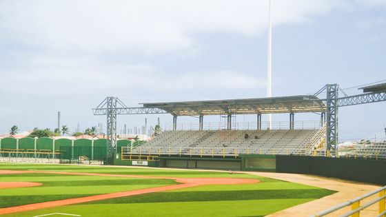 Estadio de acero galvanizado prefabricado colorido para el ejercicio