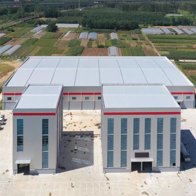 Almacén de estructura de acero ASTM aislamiento acústico Almacén de acero prefabricado