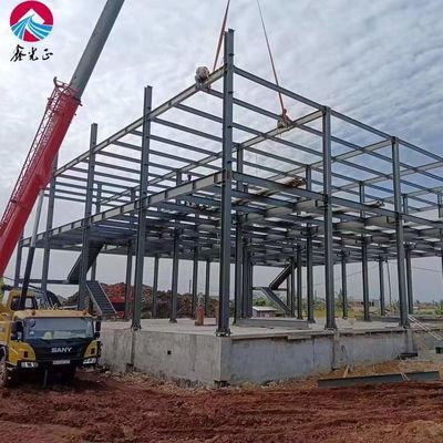 CE Almacén de estructura de acero Q355B Almacén de acero prefabricado