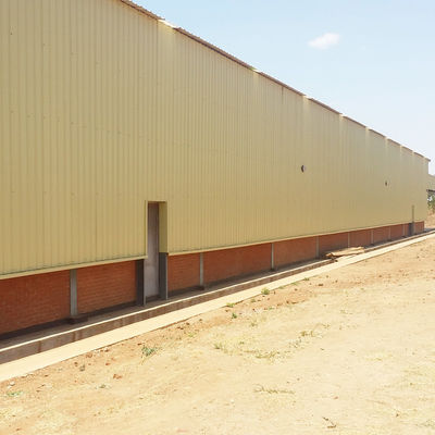Q235 Taller de estructuras de acero Almacén prefabricado de metales Certificado SGS