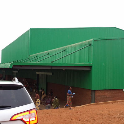 Q235 Taller de estructuras de acero Almacén prefabricado de metales Certificado SGS