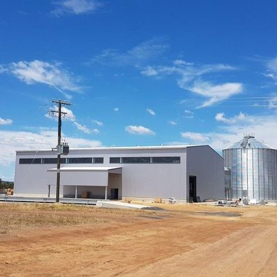Edificios de talleres prefabricados para uso comercial estructura de acero personalizada