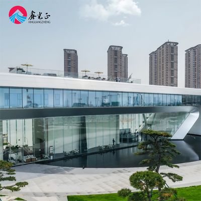 Estructura de sección H de acero prefabricado para edificios, tamaños personalizados