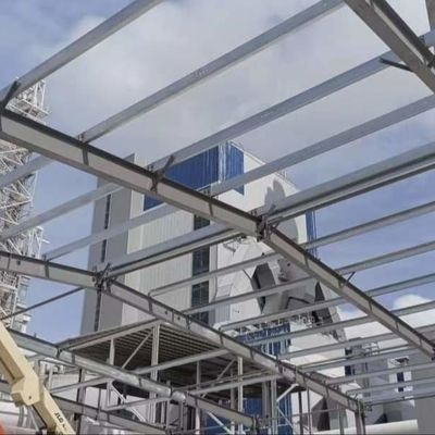 Estructura de taller prefabricada de acero galvanizado en caliente personalizada