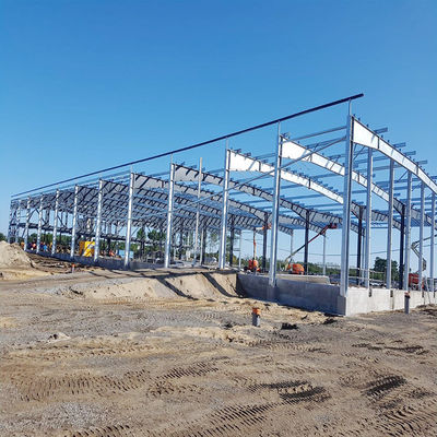 CE Edificio de estructura de acero Sección H de estructura de acero soldada Hangar