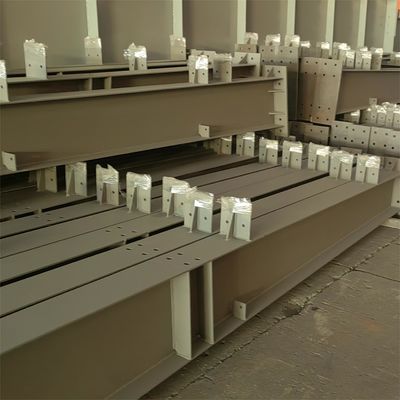 Flexibilidad Q355b Cuadro de acero Construcción de almacenes Resistencia al fuego