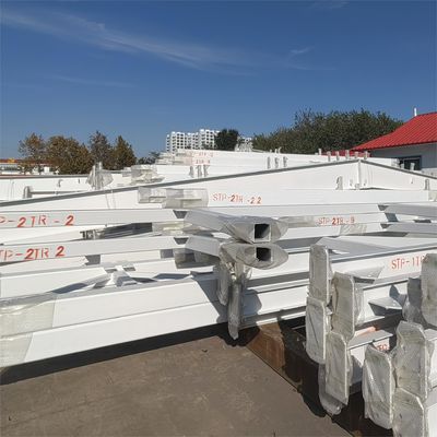 Flexibilidad Q355b Cuadro de acero Construcción de almacenes Resistencia al fuego