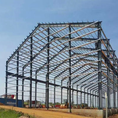 Resistencia al viento Casa prefabricada de acero OEM Edificios de estructura metálica