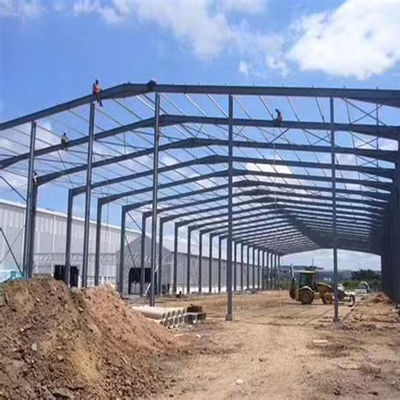 Resistencia al viento Casa prefabricada de acero OEM Edificios de estructura metálica