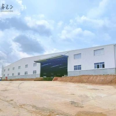 Almacén de estructuras prefabricadas de acero con panel a prueba de fuego