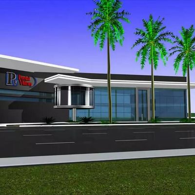 Q235B Cuadro de acero Construcción Sala de exposiciones de acero Certificado ISO