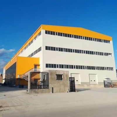 Q355B Casas prefabricadas de acero Almacén prefabricado de acero personalizado