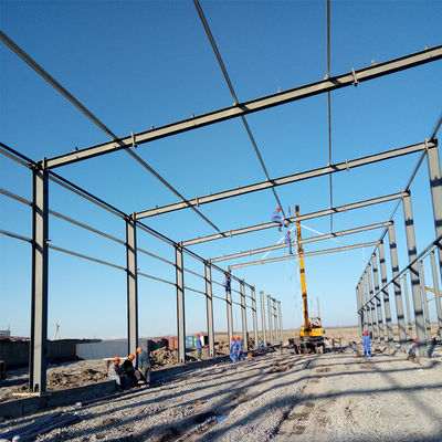 CE estructura de acero del hangar del portal marco de la estructura de acero prefabricado hangar