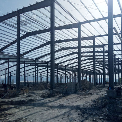 CE estructura de acero del hangar del portal marco de la estructura de acero prefabricado hangar