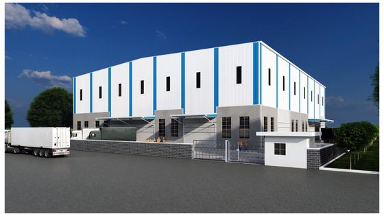 Q235 estructura de acero Warehouse
