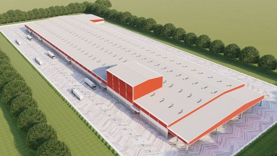 Q235 estructura de acero Warehouse