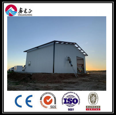 Q345B Taller de estructuras prefabricadas de acero para almacén de acero con ventana superior