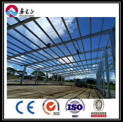 Q345B Taller de estructuras prefabricadas de acero para almacén de acero con ventana superior