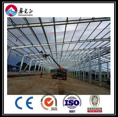 Q345B Taller de estructuras prefabricadas de acero para almacén de acero con ventana superior