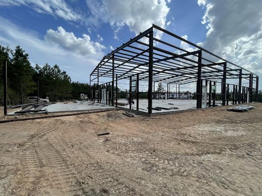 Sección H Almacén de acero Construcción Almacén de acero industrial ligero