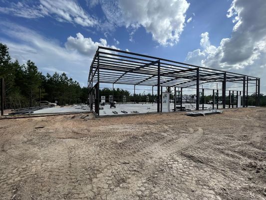 Sección H Almacén de acero Construcción Almacén de acero industrial ligero