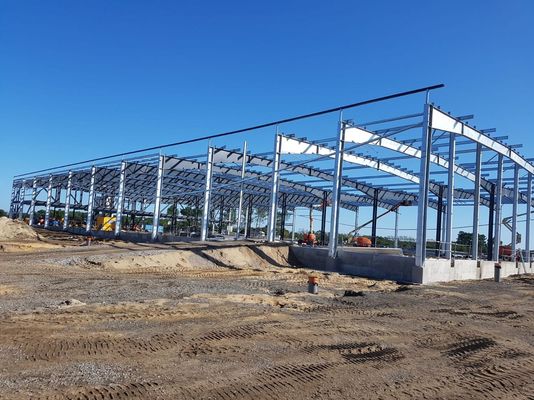 Edificios de metal galvanizado Taller Estructura de acero Certificado ISO