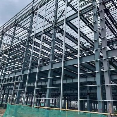 Edificio de almacén prefabricado de metal resistente a la corrosión OEM con marco de portal