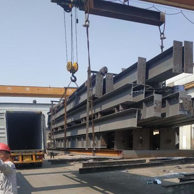Construcción prefabricada galvanizada por inmersión en caliente Estructura de acero Edificios de almacén