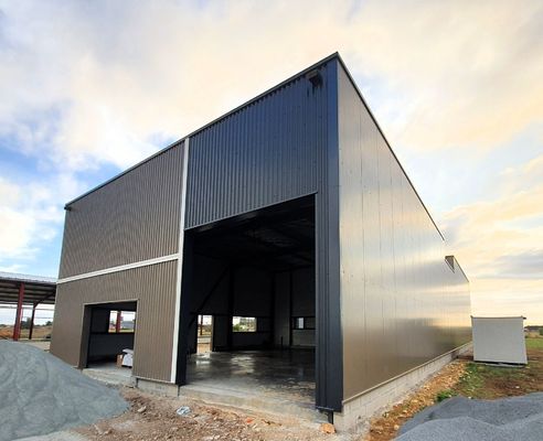 Estructura de acero Hangar prefabricado laminado en caliente galvanizado