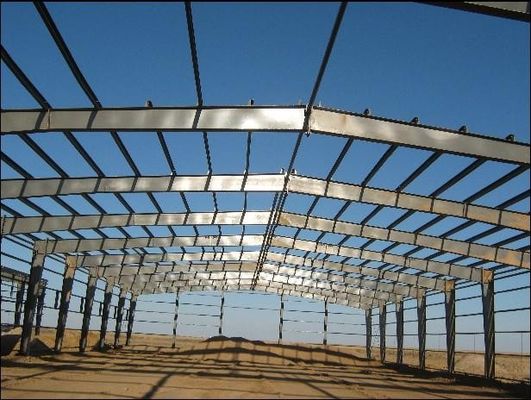 Estructura de acero Hangar prefabricado laminado en caliente galvanizado