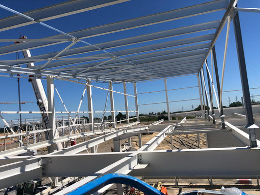 Estructura de acero Hangar prefabricado laminado en caliente galvanizado