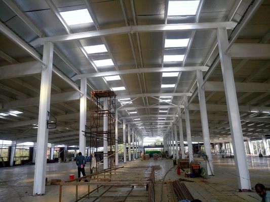 Estructura de acero Hangar prefabricado laminado en caliente galvanizado