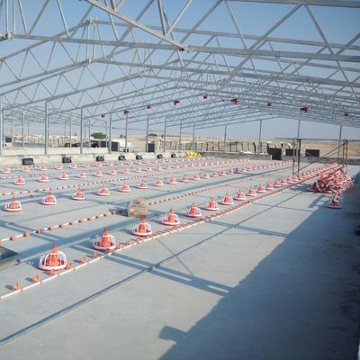 Sistema de piso de broiler entrelazado para una fácil instalación Estándar de limpieza a alta presión
