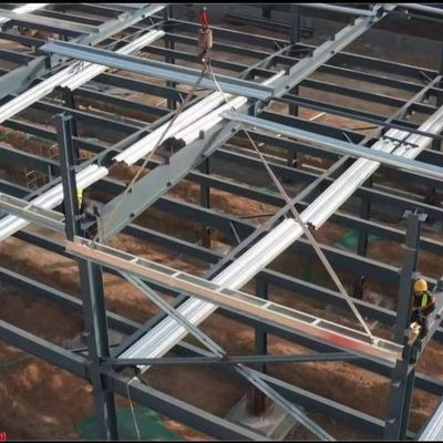 Edificio de oficinas de acero prefabricado de varios pisos para trabajar y vivir