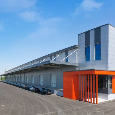 Almacén de estructura de acero SGS Edificio de almacén prefabricado personalizado