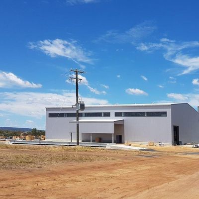 Taller de acero ecológico con acabado de vela revestido con PVDF / PVC